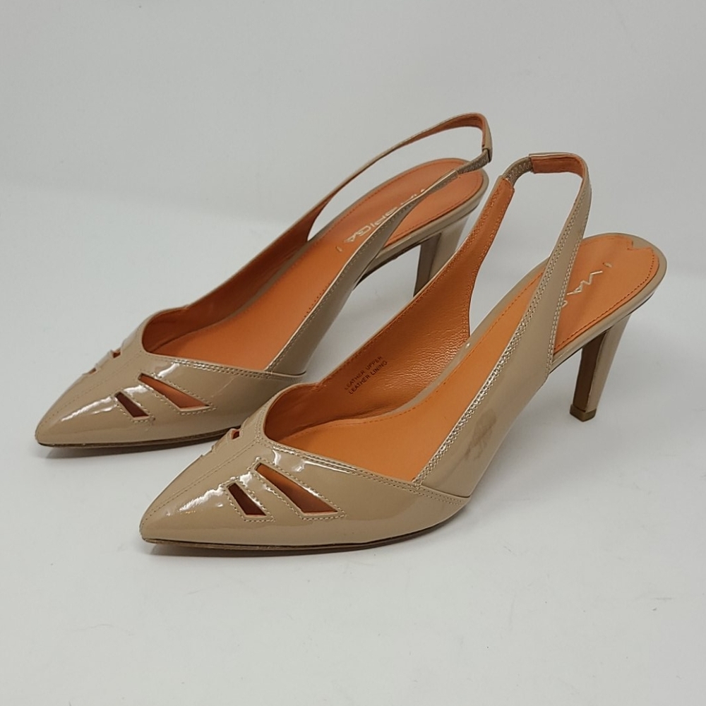 Via Spiga Gable Slingback Patent Leather Heel